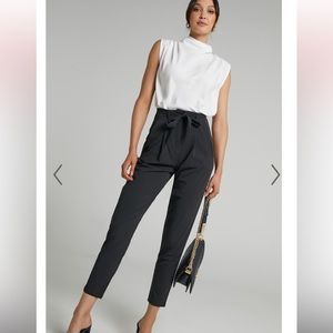 Show Po High Waist Tapered Leg Pants